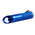 Glow in the Dark Metal Aluminum LED Flashlight with Bottle Opener